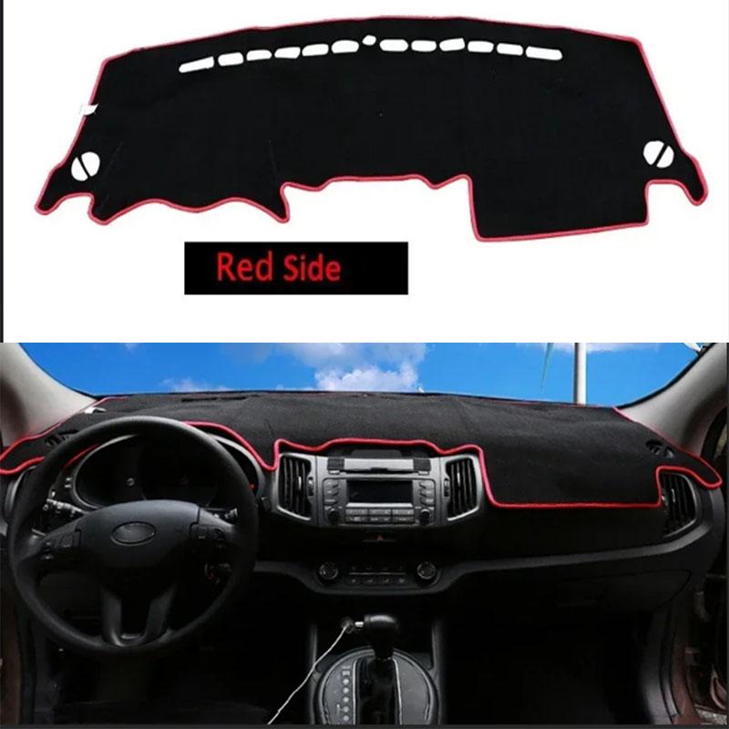 For Kia Sportage 3 2010 2011 2012 2013 2014 2015 Car Dashboard Covers Avoid Light Pad Sun Shade Anti-UV Carpets Mat Accessories