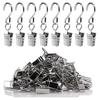 36pcs Awning Rail Hanger Hooks Awning Hooks Camping Hangers S Shaped Accessory Set Camping Tent Clamp Tarp Clips Buckle For RV