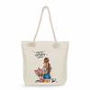 Sisters Print Thick Rope Single-shoulder Beach Bag 7275 CLE
