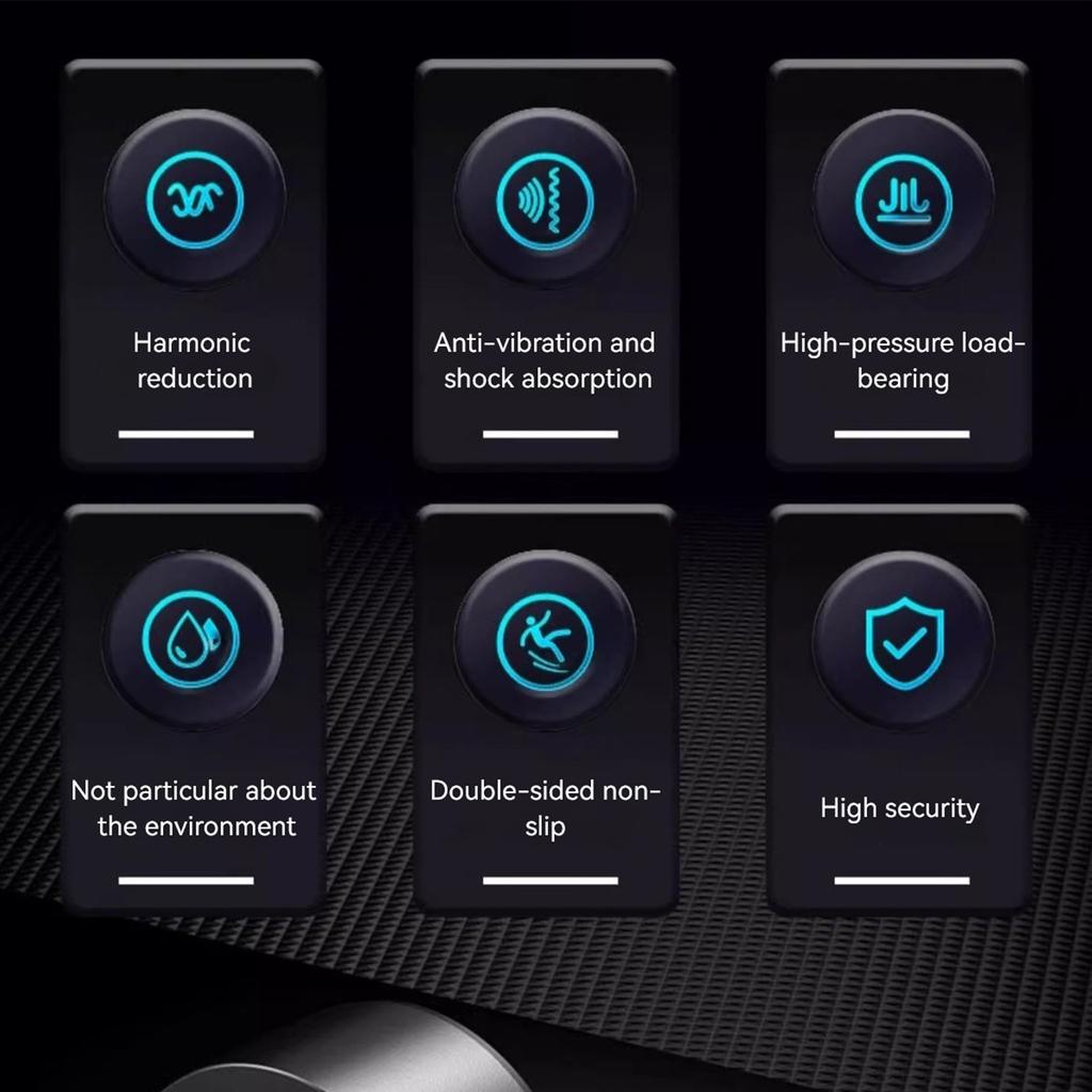 Speakers Vibration Damping Feet Reusable Adjustable Turntable Isolation Feets for Theater Audio Home Subwoofer DAC Amplifier
