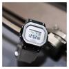 Casio all-metal series - square dial digital display, metal case, retro classic small square, waterproof and shockproof, quartz GM-S5600SK-7PR