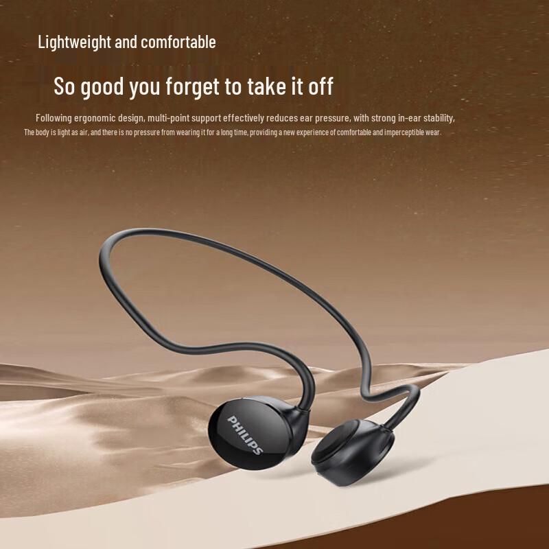Philips TAA1609 Bone Conduction Open-Ear Bluetooth Headset