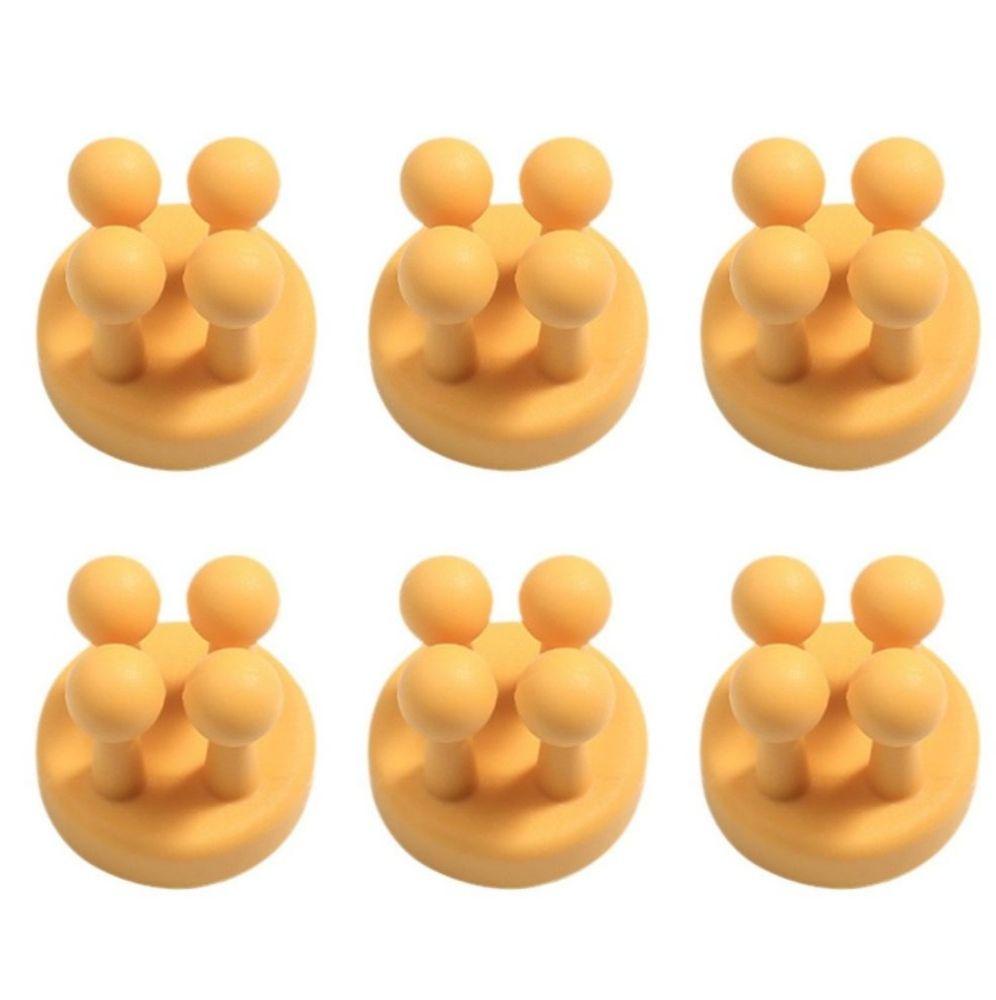 Self Adhesive Silicone Hook Bathroom Razor Holder Storage Hook Wall Shaving Shaver Shelf Toothbrush Holders Organization