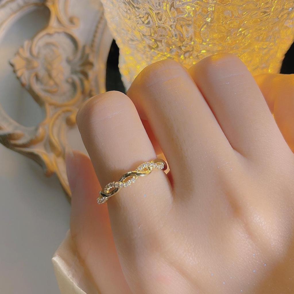 Women's Heart Star Ring: Chic Open Adjustable Trendy Jewelry for Index Finger