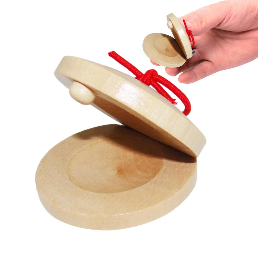 Wooden Castanets Musical Castanets Instrument Funny And Creative Musical Castanets Instrument For Children's Theme Parties