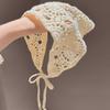 2026 Knitted Hollow Out Triangle Hair Scarf Headband Women Girls Knitted Flower Headbands Summer Travel Literary Photo Headwear