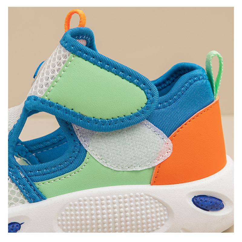 Summer New Thin Children's Mesh Breathable Boys Sports Soft Bottom Sandals