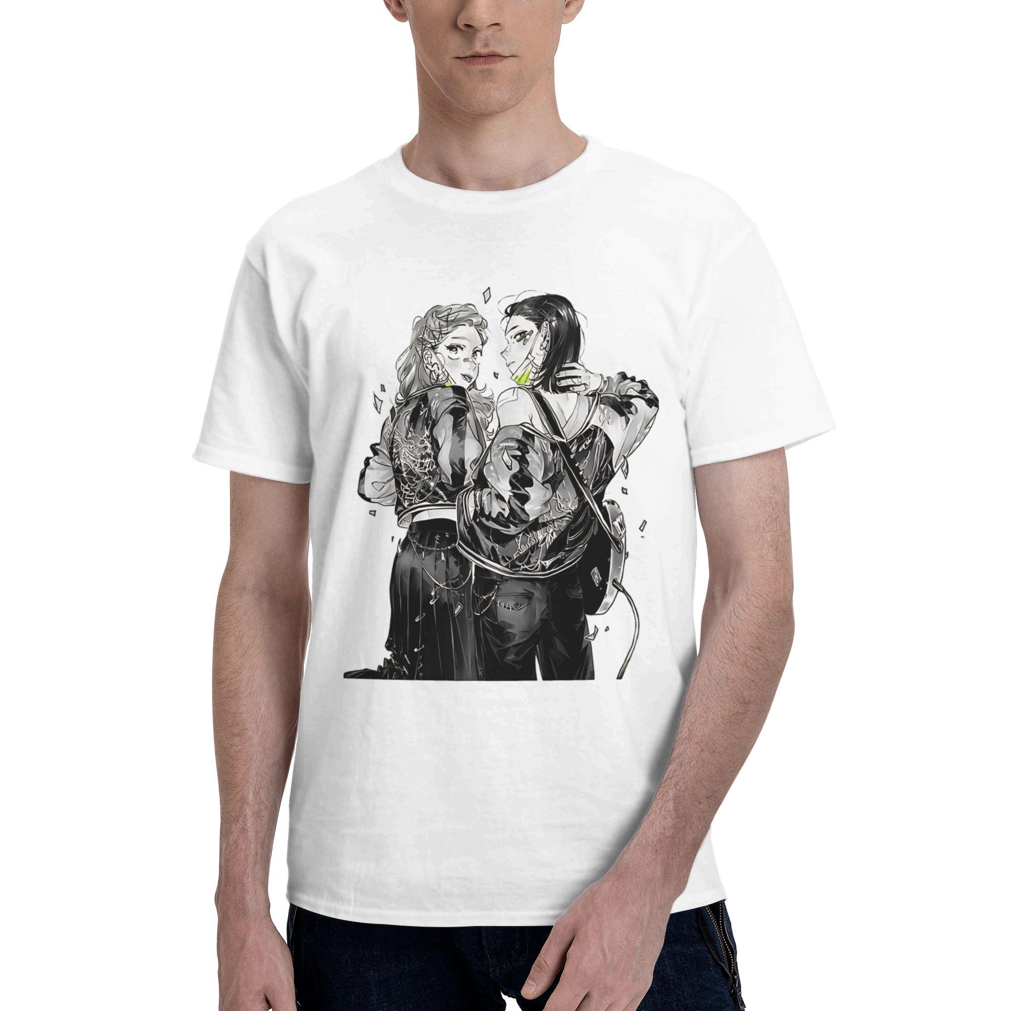 

Vintage He Guy She Was Interested in Wasn t a Guy at All Manga T-Shirts Men Women Cotton T Shirts Tee Shirt Summer Clothes 4XL