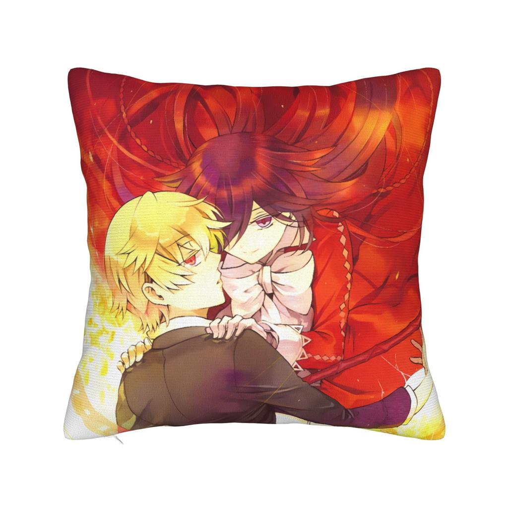 Ozz Manga Pandora Hearts Pillow Cover Novelty Pillow Case For Sofa Home Decoration Comfy Pillowcases Gift