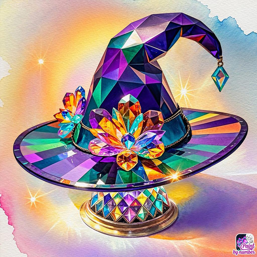 DIY Abstract Series Oil Paint by Numbers On Canvas 20x20cm Without Frame Painting by Numbers for Adults Beginner Home Decor Gift