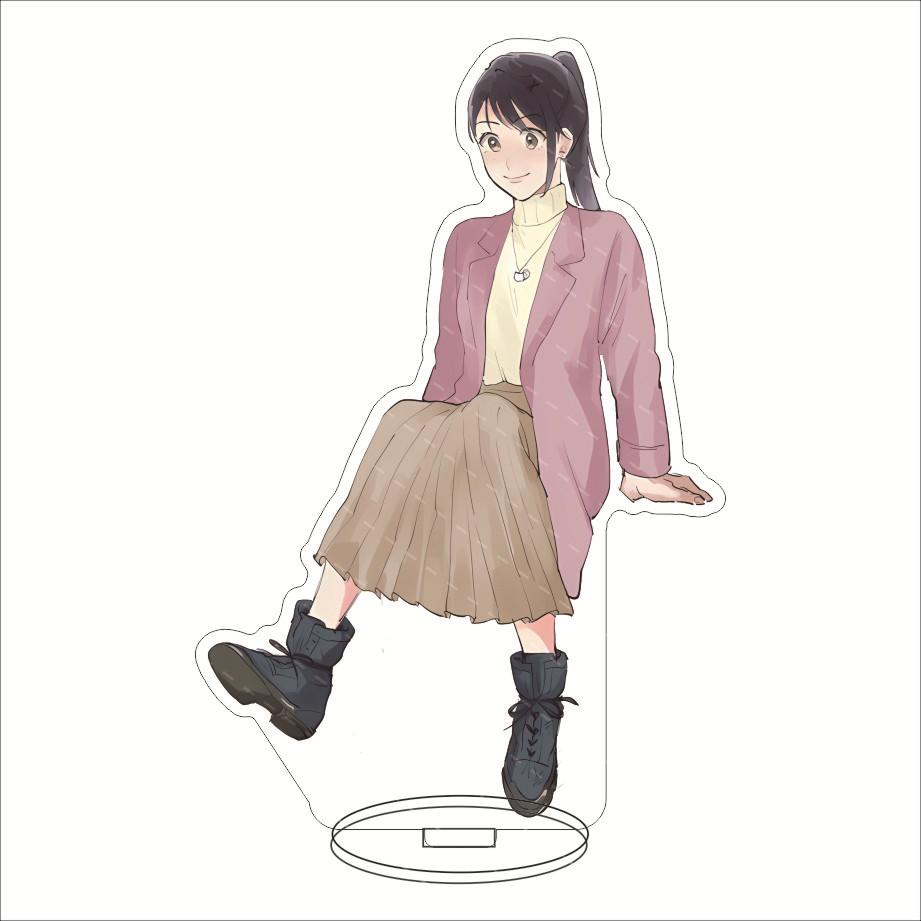 Anime Suzumeno Tojimari Suzume Movie Acrylic Stand Model Plate Decoration Desk Figure Display Girl Gift Artist Products Standee