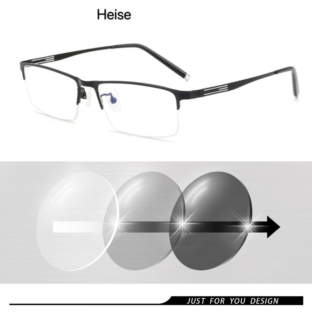 Titanium Alloy Photochromic Myopia Eyeglasses Women Men Prescription Spectacles Eyewear +0.5 +0.75 +1 +1.25 +1.5 +2 +2.5 To +6