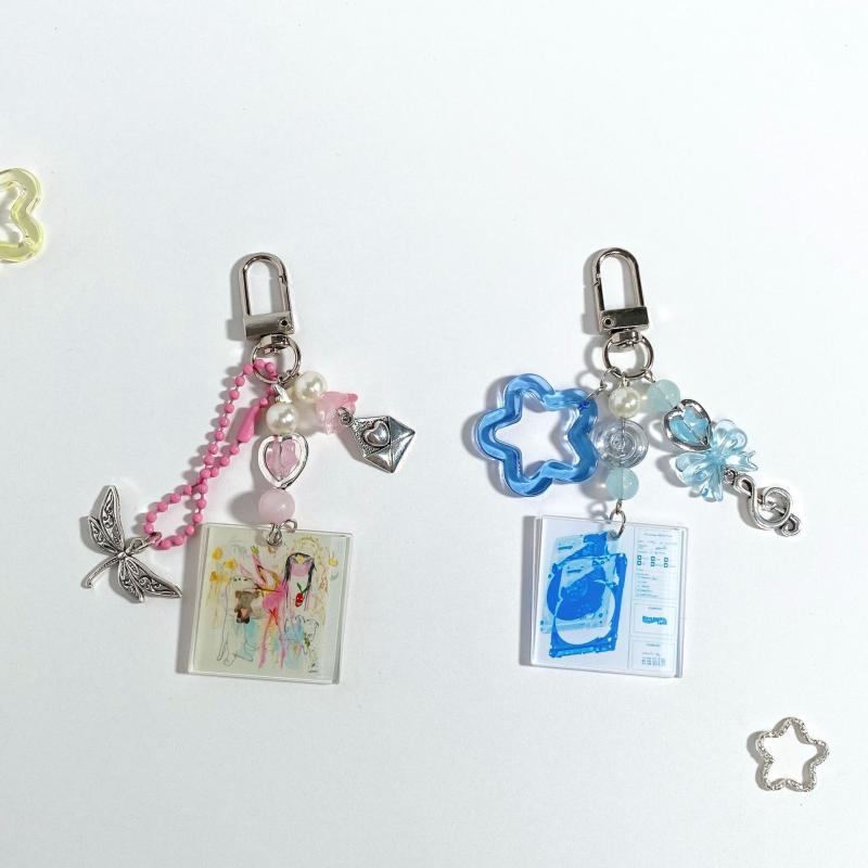 1 sztuka Album muzyczny CD Zespół Brelok Wave To Earth Styl Y2K Pasek na telefon Miłośnik muzyki Akcesorium do telefonu Zawieszka