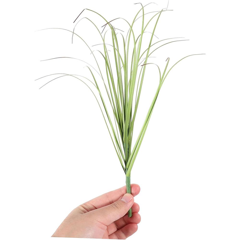 5Pcs Artificial Onion Grass Fake Greenery For DIY Wedding Venue Home Decor Potted Ornament Fake Plant Outdoor Garden Decoration
