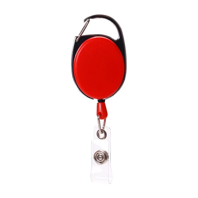 Transparent Card Holder Nurse Retractable Badge Reel Clip Business Card Holde Work Lanyard ID Name Card Cover Case Accessories
