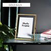 4/6/7inch Metal Photo Frame Nordic Gold Painting Picture Poster Wall Photoes Cube Frames Baby Black Family Decorative