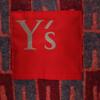 Y's Made In Japan Overall Handle Knit Jacket Red Women Used