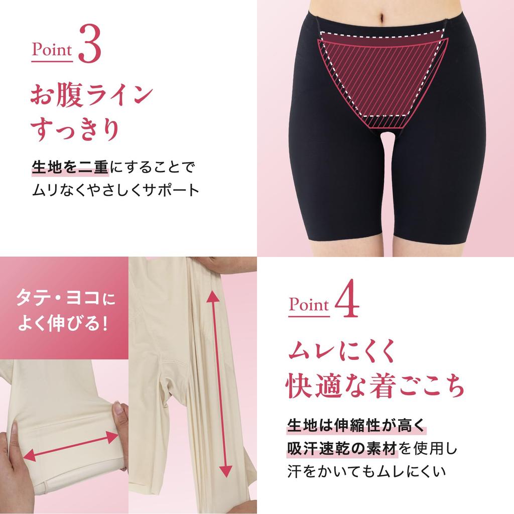 Clearly Lifts and Shapes the Creating a Shapely Size Long-length Girdle, Buttocks, Rounded, Bottom. Black, L.