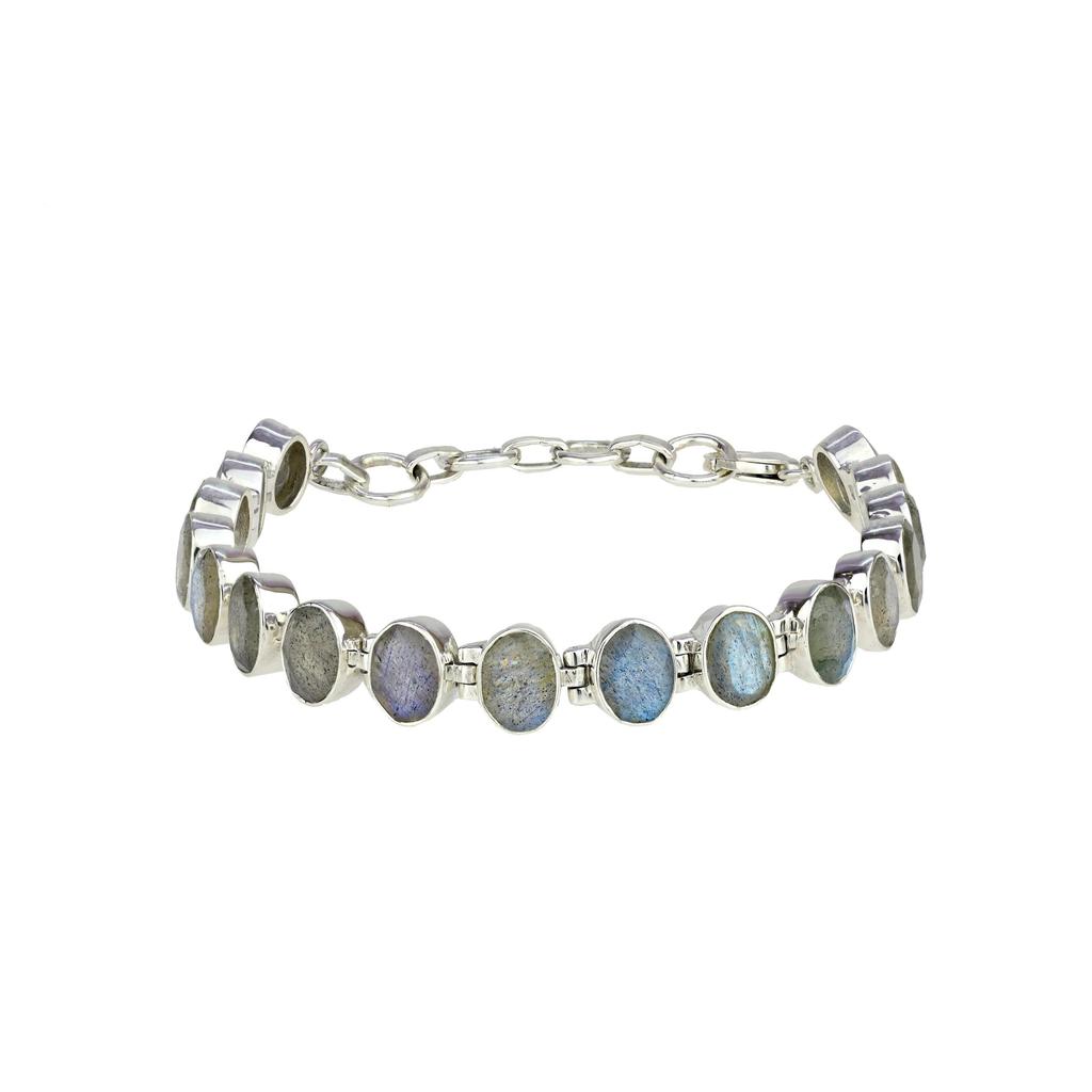 Red Garnet Bracelet: Handmade Sterling Silver Jewelry