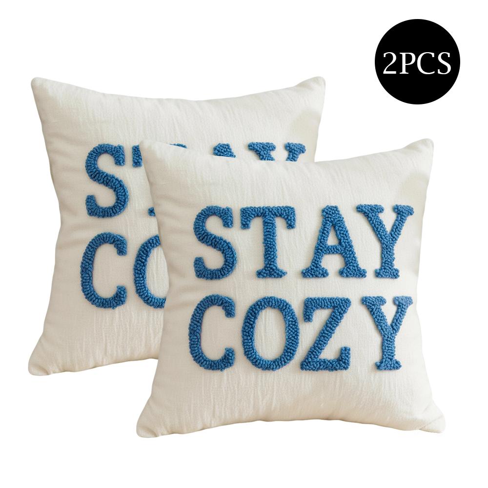 KOOP NU 1 stuks/set 2 stuks/set Chenille Lus Pluche Letter Geborduurd Kussensloop Boheemse Woonkamer Bank Kussenhoes Huis Bed Decoratie 30x50cm