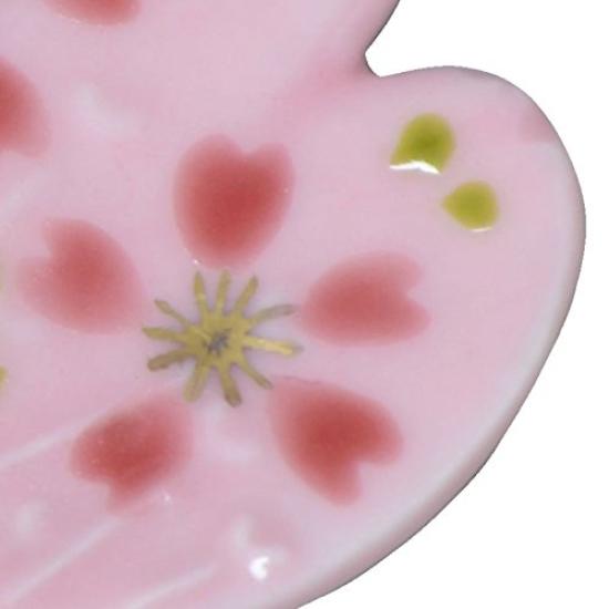 Set of 5 and Chopstick Ezumi Sakura Hes568 Kyoto-yaki Kiyomizu-yaki Rests, Design, (cherry Blossom),