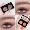 Sweet Funeral ~ Phantom Bear Black Jasmine Two-Color Eye Shadow Plate Matte Shimmer Low Saturation Fancy Pure Desire Wind