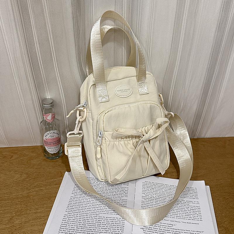 

Casual messenger bag new versatile fresh mobile phone bag college style student class shoulder bag