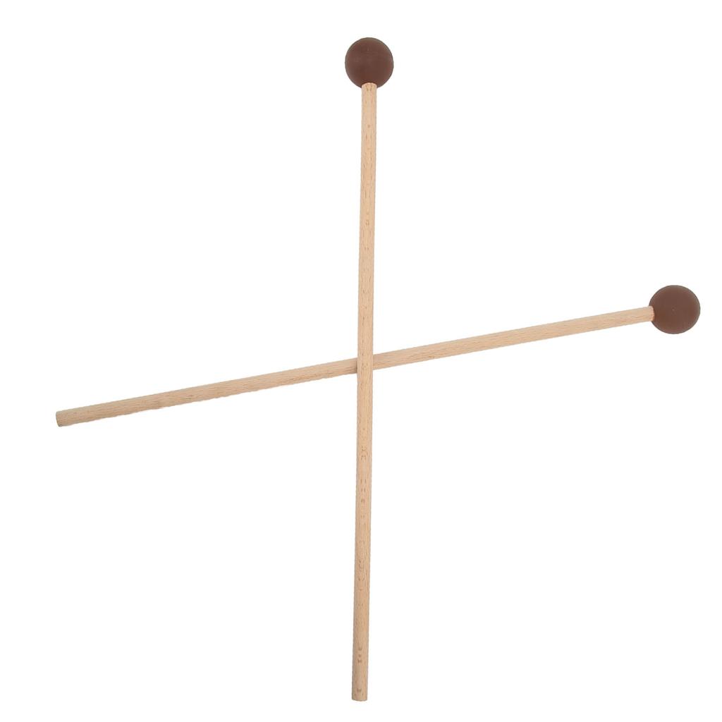 2PCS Maple Handle Rubber Head Wonderful Sound Quality for Marimba