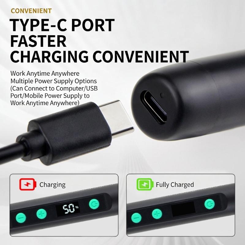 USB Soldering Iron Soldering Tool Adjustable Temperature Carrying Case Accessories Available Home Repair 230-450℃
