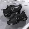 Fashion Spring and Autumn Air Cushion Womens Shoes Leather Waterproof Sports Shoes Soft Soled Non Slip Leisure Travel Shoes All Matc