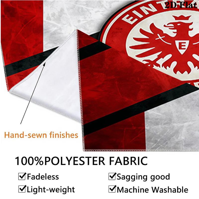 Custom Name Eintracht Frankfurt Printed Tapestry – Wall Hanging for Bedrooms, Dorms, and Home Decor
