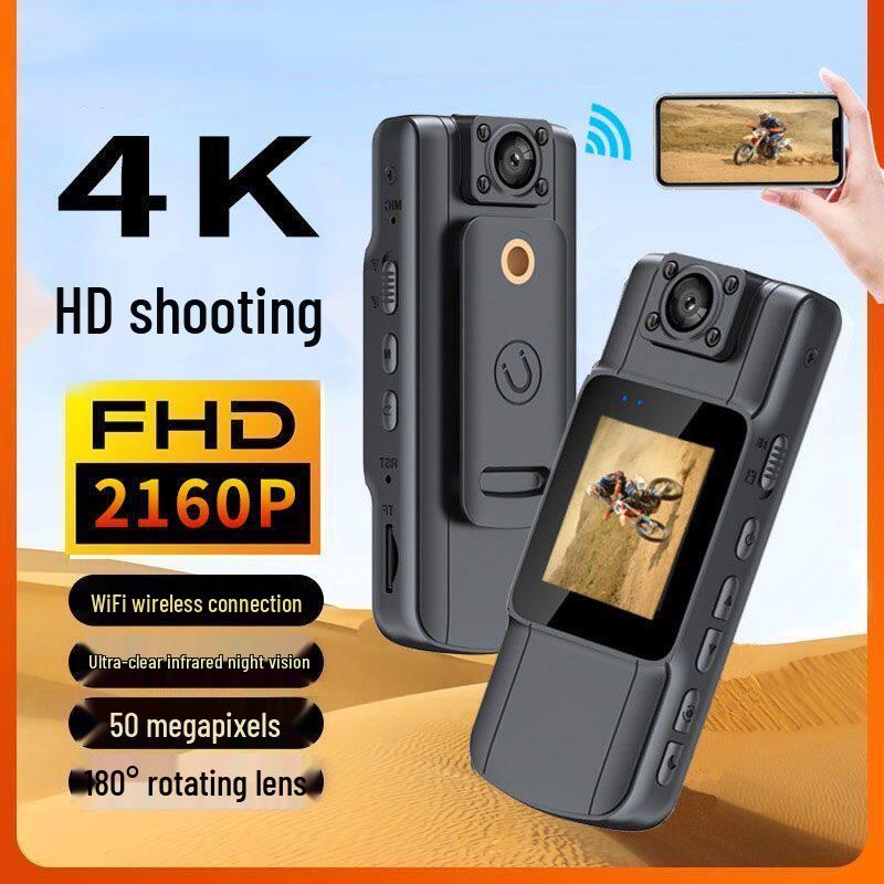 4K HD Night Vision Chest Camera for Outdoor Cycling and Sports – Wireless Dashcam