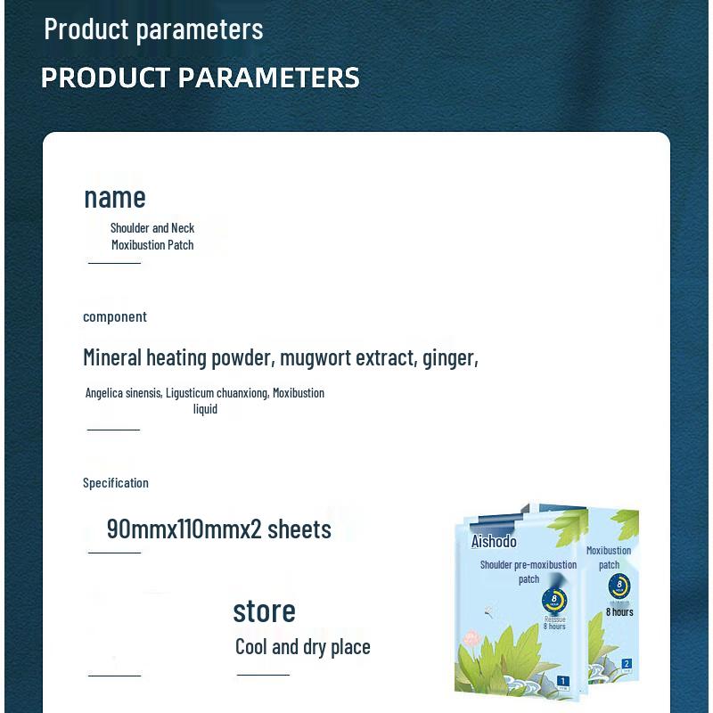 

Ai Xiu Tang Wormwood Herbal Hot Compress Patches