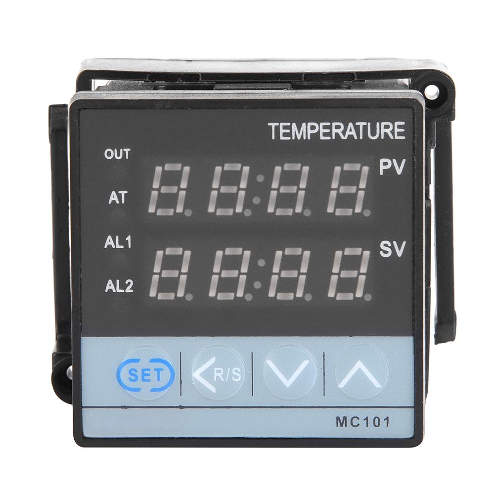 PID temperature controller, MC101 digital PID temperature controller temperature controller 48 mm x 48 mm with relay and SSR output for temperature me