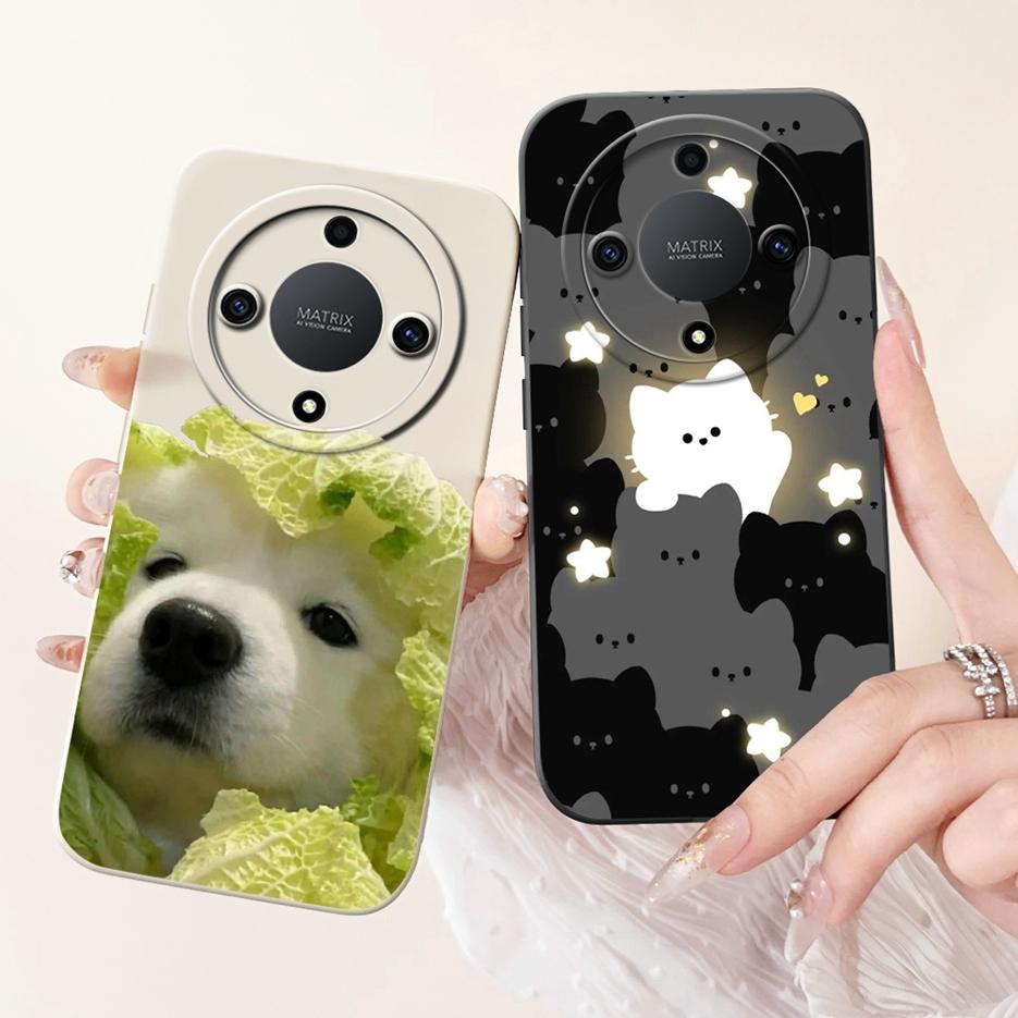 For Honor X9b Case Magic6 Lite ALI-NX3 Cute Panda Cartoon Cover Shockproof Phone Case For Honor Magic 6 Lite HonorX9b Soft Shell
