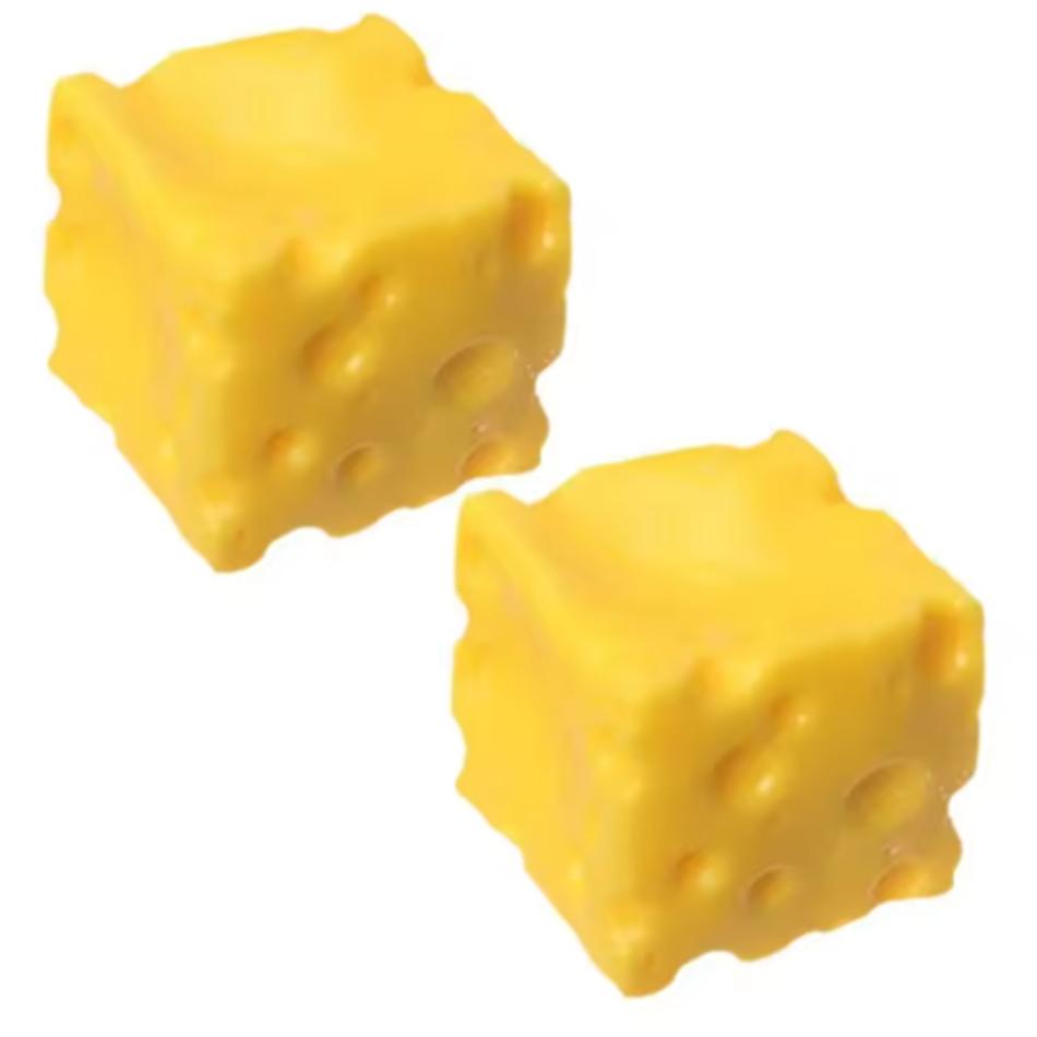 Squishy Square Cheese Squeeze Toys Slow Rebound Push Stress Relief Sensory Toy Soft Butter Cheese Fidget Toy Christmas Present