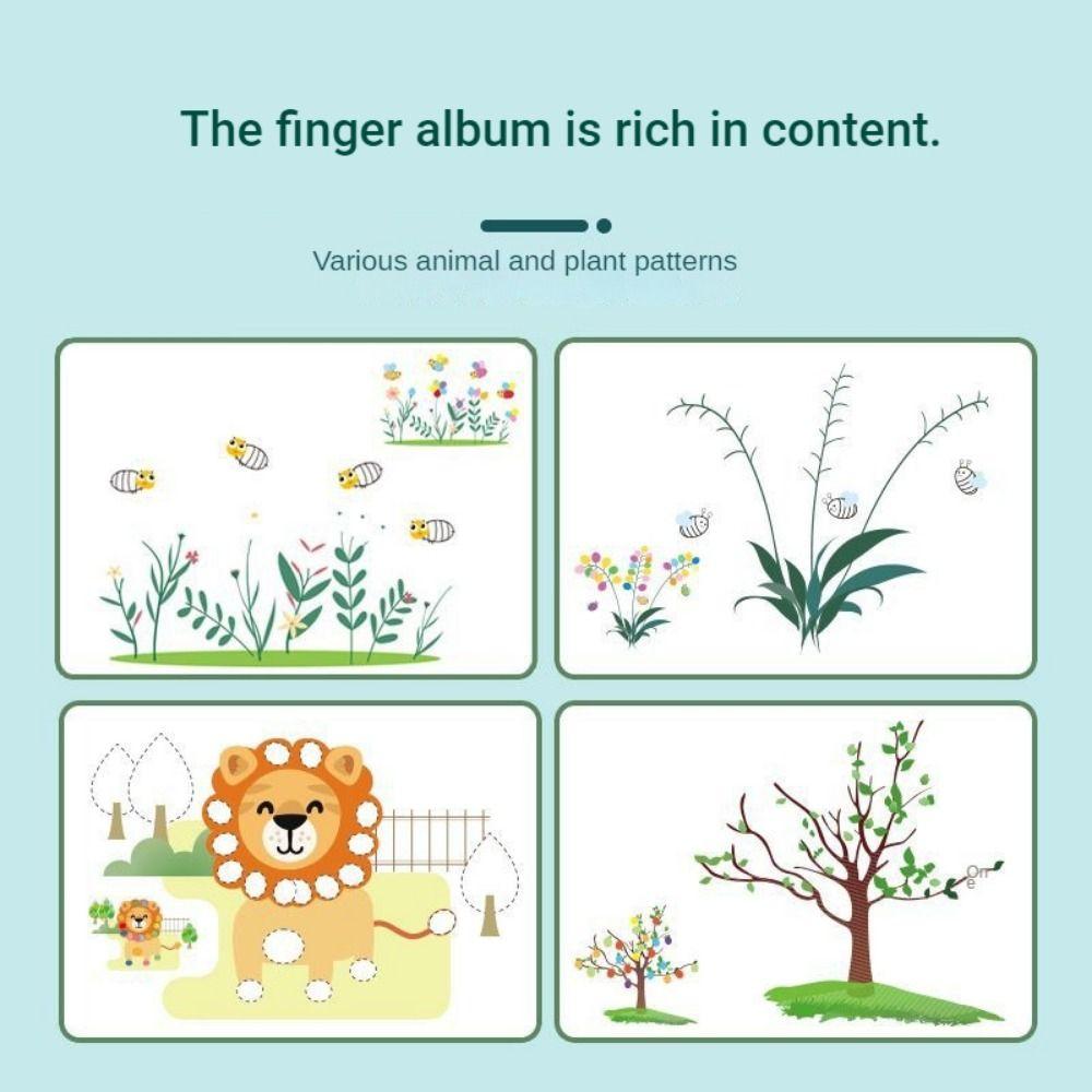 Finger Drawing DIY Painting Inkpad Clear Stamping Fingerprint Painting Mud   Handcrafts