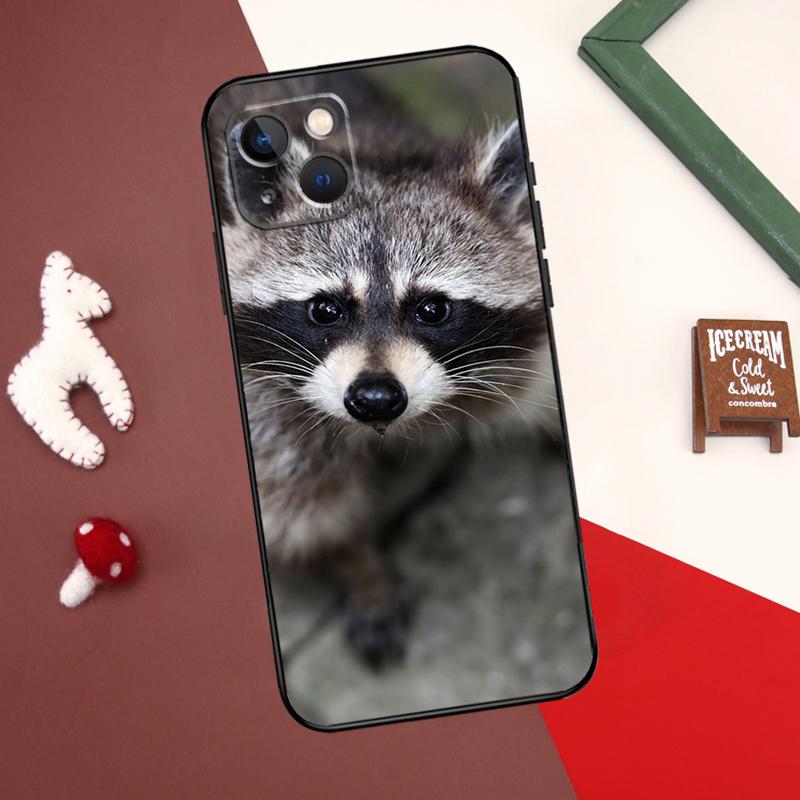Raccoon Cover For iPhone 12 11 13 14 15 Pro Max 12 Mini 7 8 Plus X XR XS Max SE 2020 Phone Case