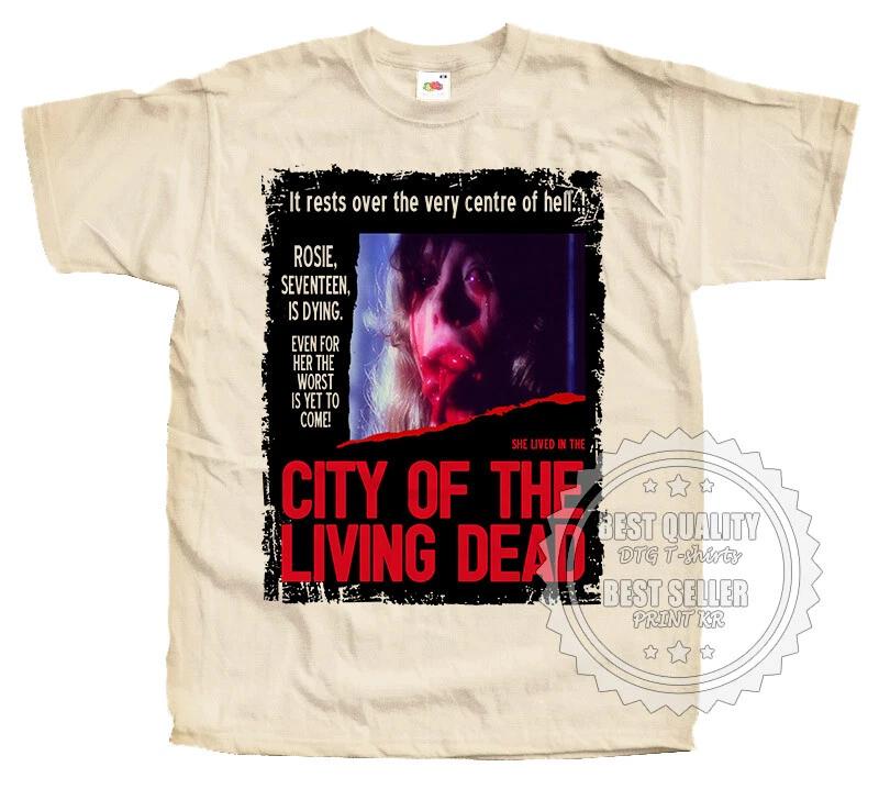 

City of the Living Dead T SHIRT TEE V4 Horror Vintage Natural sizes S to 5XL 4XL
