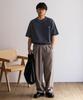 Dickies Men's Short Sleeve T-Shirt, 100% Cotton, Side Slit, Sumikuro (Size L)