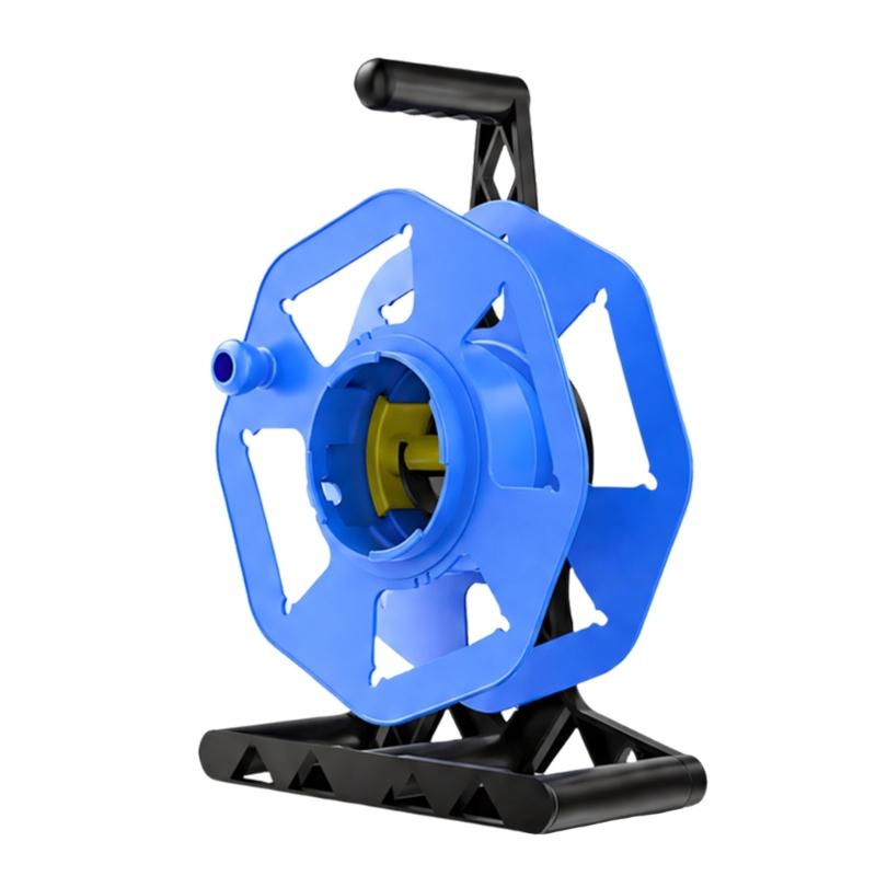 Cord Management Storage Reel Cable Organizing Reel Manual Wire Storage Organizers With Swivels Design