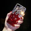Luxury Bling Rhinestone Crystal Flower Phone Case For VIVO V50 Lite Pro V50E V29E V40E V30E V27E 4G 5G Glitter Diamond Gemstone Cover