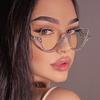 Vintage Anti Blue Light Optical Diamond Cat Eye Glasses Women For Female Luxury Brand Designer Myopia Prescription Eyewear Frame