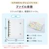 KOKUYO Collection File Sticker A6 Book, size, Transparent, GFU-HB101T