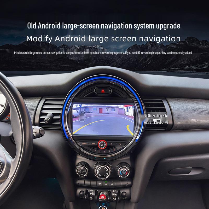 BMW MINI Center Console Android Upgrade: New Big Screen with CarPlay Navigation