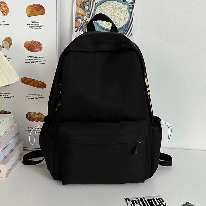 School Bag Girl Junior High School Girl New Simple and Versatile Japanese Travel Backpack Design Sense Backpack