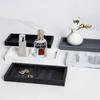 A multifunctional bathroom countertop storage tray, hand sanitizer shampoo display tray, jewelry display tray