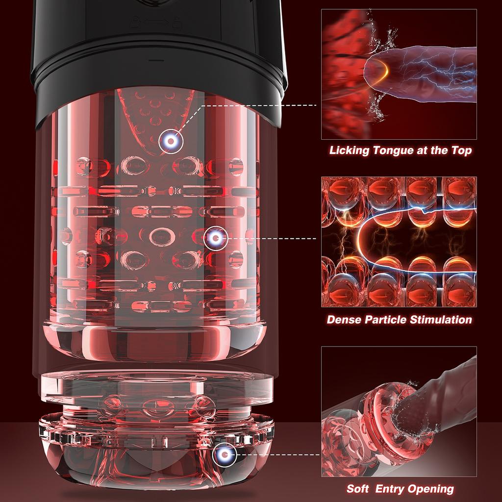Portable Automatic Male Rotate Mastubator Sucking Blowjob Machine Masturbation Cup Sex Toys Adult Goods for Men Masturbate Supplies Increase Erection