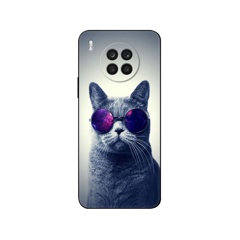 For Honor 50 Lite Case 6.67inch Silicon Back Cover Phone Case For Huawei Honor 50 Lite Case Bumper 50Lite Light Black Tpu Case