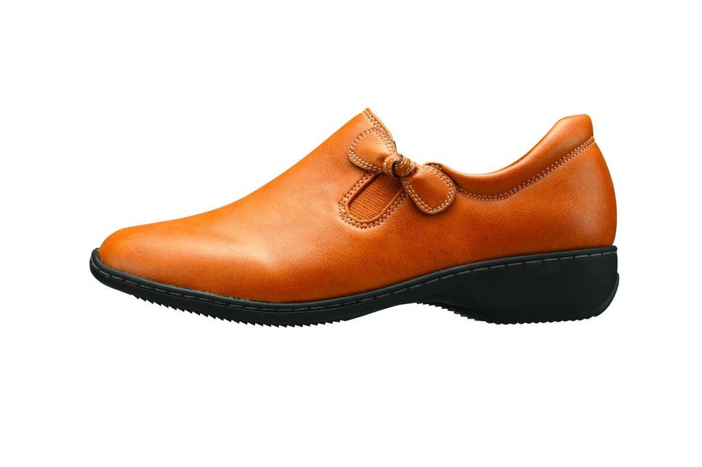 Zapatos Pansy 4440 3E con Talla Bonita Marrón Oscuro Zapatos Slip-On de Mujer con Lazo, Amortiguación, 23.0cm,